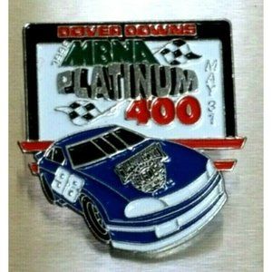 MBNA 400 PlatiNum 50th Anniversary Dover Pin 22bg1